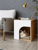 Roomart Tierbett Tierhaus für Hunde & Katzen – Haustierhöhle RINO Bild 1