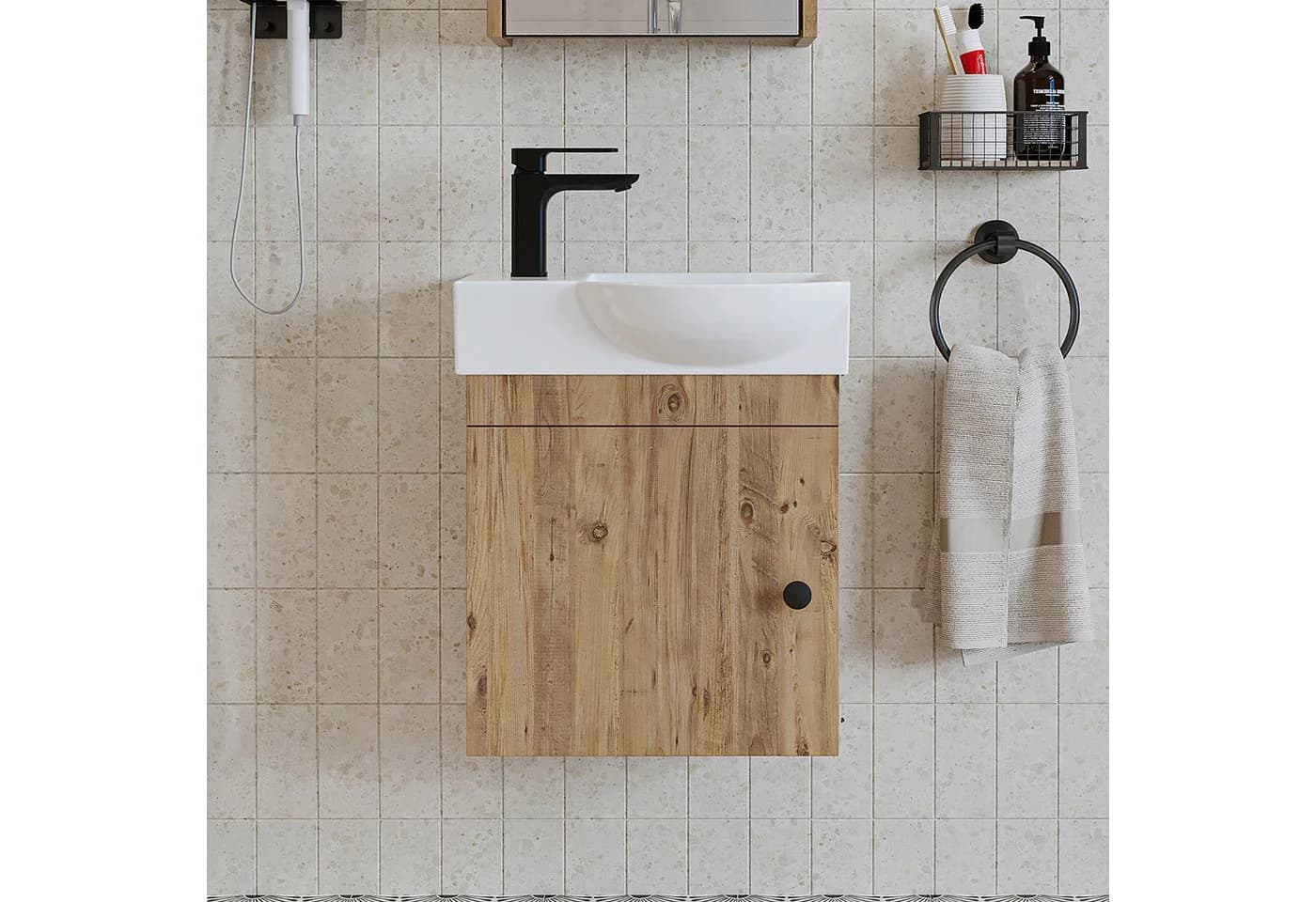 Roomart Badmöbel-Set PUNTO SET 3-teilig mit Soft-Close