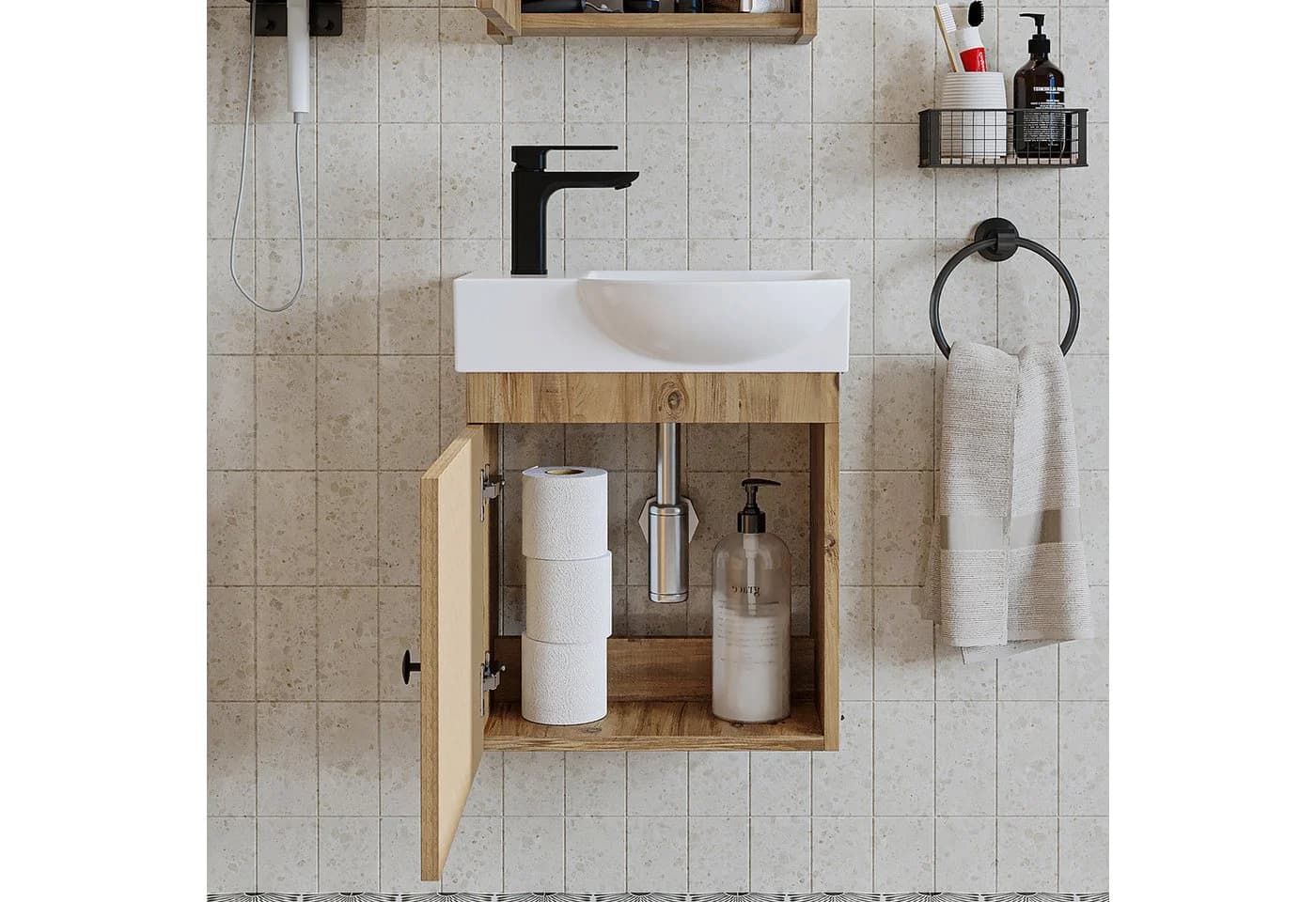 Roomart Badmöbel-Set PUNTO SET 3-teilig mit Soft-Close - Bild 3