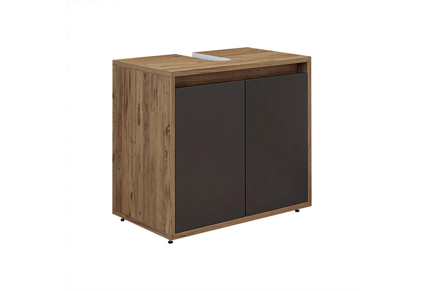 Roomart Waschbeckenunterschrank MELONA 65 cm Soft-Close Siphonausschnitt - Bild 5