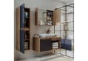 Roomart Badmöbel-Set ATLANTIC 4-tlg. mit Hochschrank und Keramikbecken Bild 1