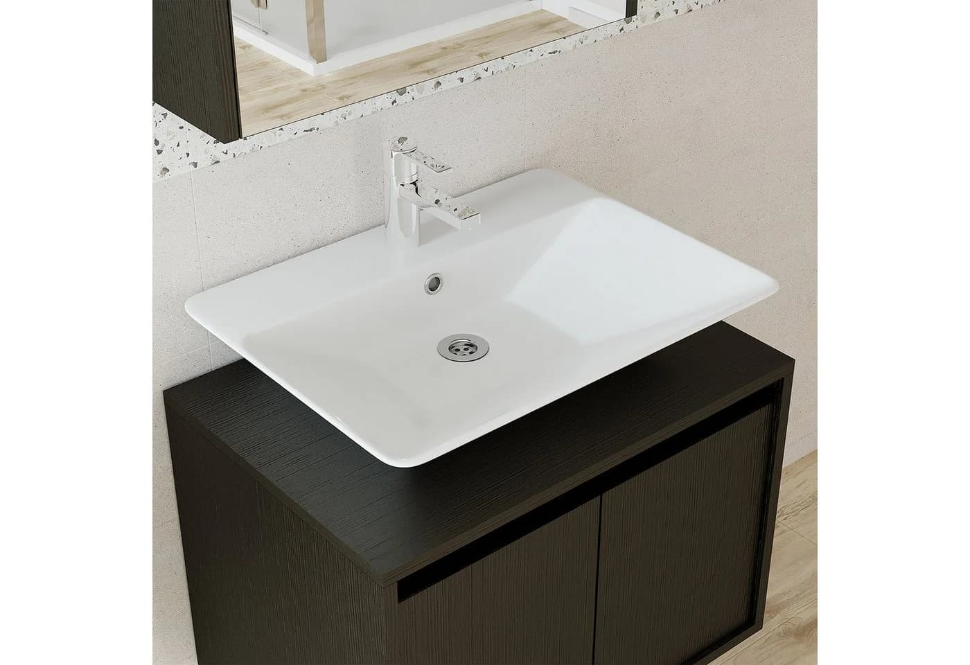 Roomart Badmöbel-Set ATL-2TLG-65 Waschtisch mit Unterschrank - Bild 5