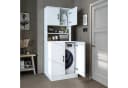 Roomart Waschmaschinenschrank ATRIA Weiß 70x180 cm Bild 1