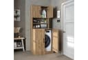 Roomart Waschmaschinenschrank ATRIA 70x180 cm Beige Melaminharz Bild 1