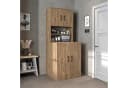 Roomart Waschmaschinenschrank ATRIA 70x180 cm Beige Melaminharz Bild 2
