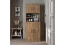 Roomart Waschmaschinenschrank ATRIA 70x180 cm Beige Melaminharz Bild 4