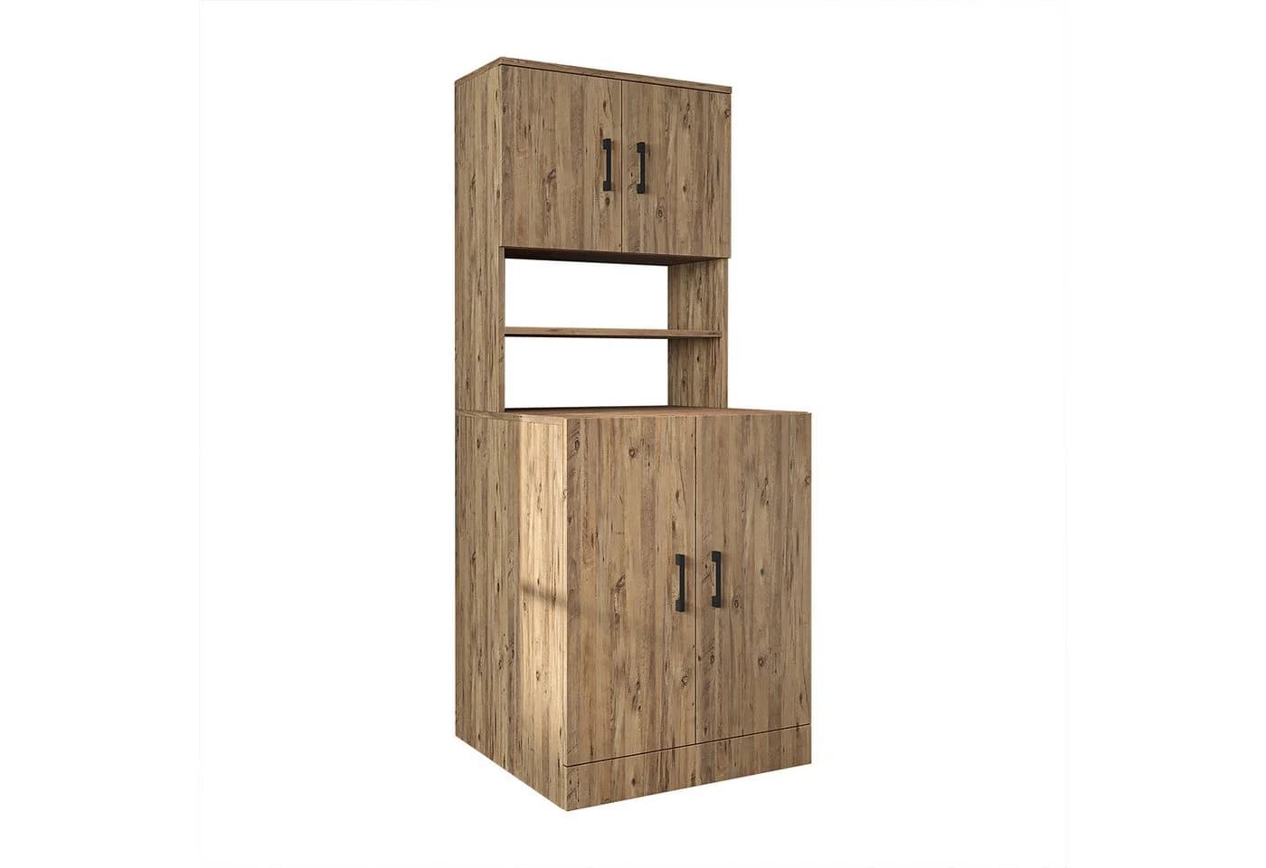 Roomart Waschmaschinenschrank ATRIA 70x180 cm Beige Melaminharz - Bild 5