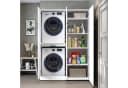 Roomart Waschmaschinenschrank DORA 130 cm Weiß Soft-Close Hochschrank Bild 4