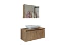 Roomart Badmöbel-Set ATLANTIC mit Spiegelschrank und Keramik-Waschbecken Bild 2