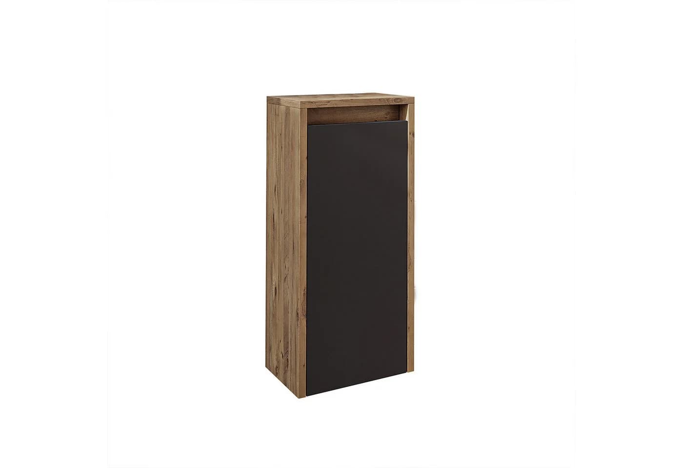 Roomart Badezimmer Seitenschrank hängend 70 cm Soft-Close Weiß