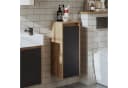 Roomart Badezimmer Seitenschrank hängend 70 cm Soft-Close Weiß Bild 3