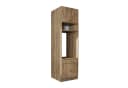 Roomart Waschmaschinenschrank 67 cm mit Aufsatz & Ausziehbrett Braun Bild 5