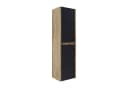 Roomart Badmöbel-Set Hochschrank 115 cm Weiß Soft-Close Bild 1