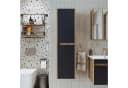 Roomart Badmöbel-Set Hochschrank 115 cm Weiß Soft-Close Bild 3