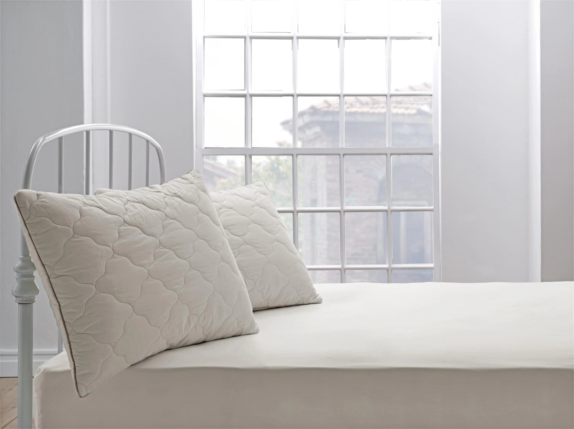 Yatas Bedding Naturhaarkissen Superwashed Wolle Kopfkissen 40x80, 80x80 cm