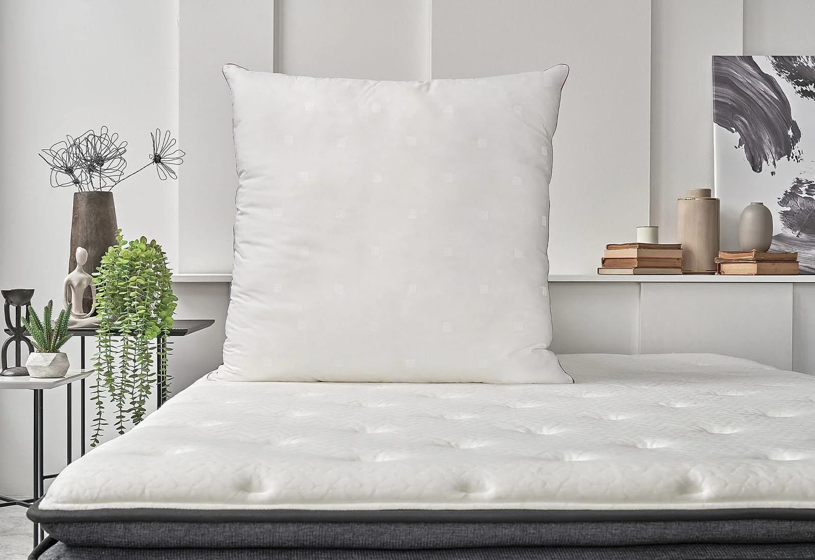 YATAS BEDDING Kopfkissen Majestät Dacron 95 C Weiß