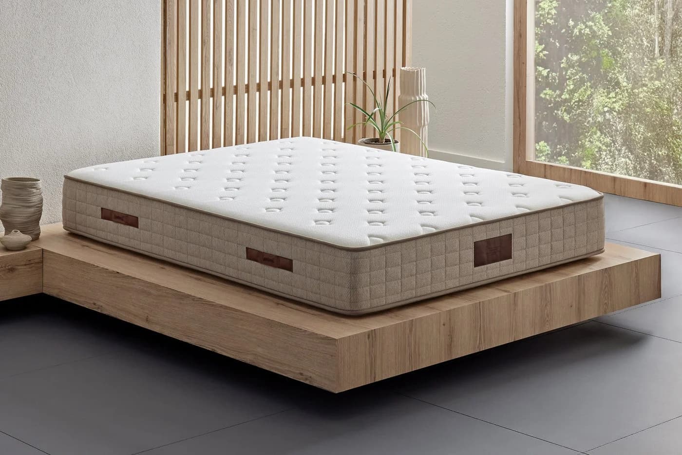 Yatas Bedding Majestät First Class Taschenfederkernmatratze Weiß H2 - Bild 2