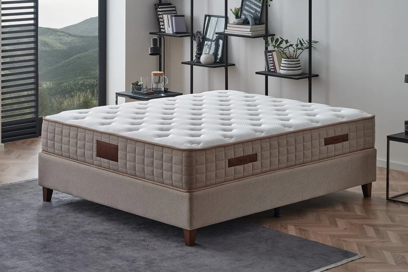 Yatas Bedding Taschenfederkernmatratze Majestät Premium Beige - Bild 2