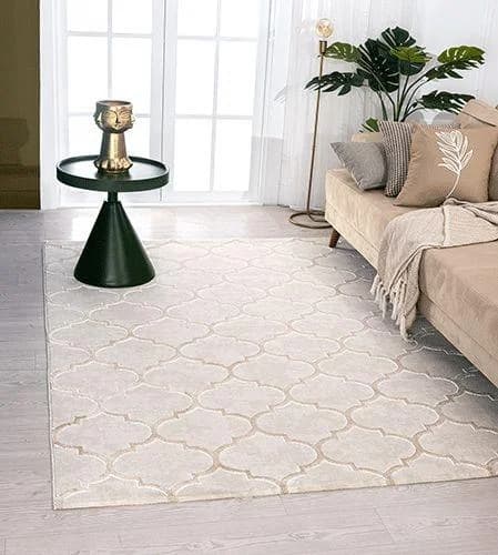 MERINOS Läufer Studio 28262 Beige Hoch-Tief-Effekt