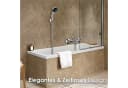 Zilan Badarmatur ZLN-8177 Set Edelstahl DIN-Anschluss Bild 1