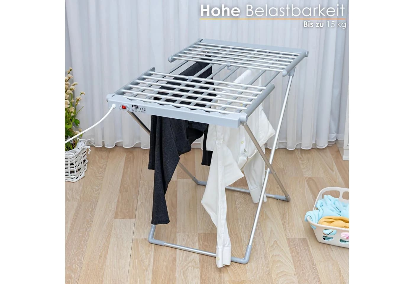 Zilan Elektrischer Wäscheständer ZLN-2060, 12m Trocknungsfläche, 1,4m Kabel - Bild 5
