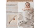 Babydecke Baby Strickdecke Weich & Atmungsaktiv 80x100cm Beige Little Dedi Bild 3