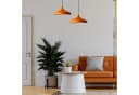 Bamyum Pendelleuchte Metall Modern Retro Orange E27 Bild 3