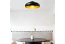 Deckenleuchte Olli Schwarz/Gold Ø 40 cm Metall E27 Bild 3