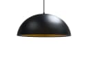 Hängeleuchte Lipeo Schwarz/Gold Metall E27 Bild 2