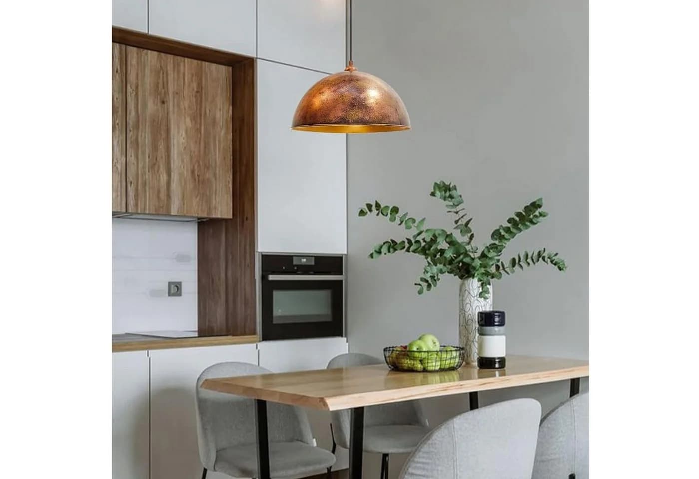 Bamyum Pendelleuchte Kupfer Vintage Industrial E27