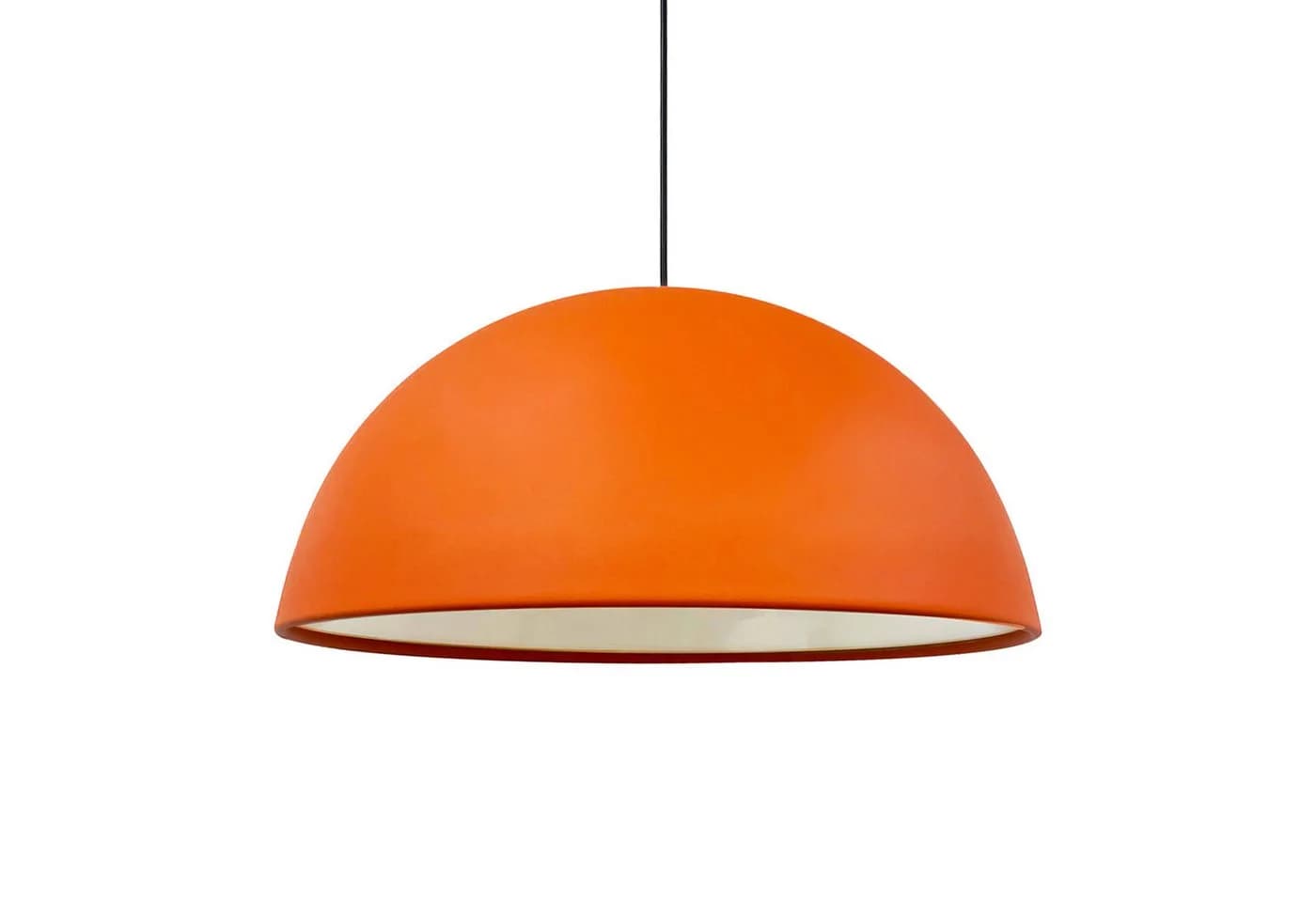 Bamyum Pendelleuchte Orange Metall E27 Modern Retro - Bild 2