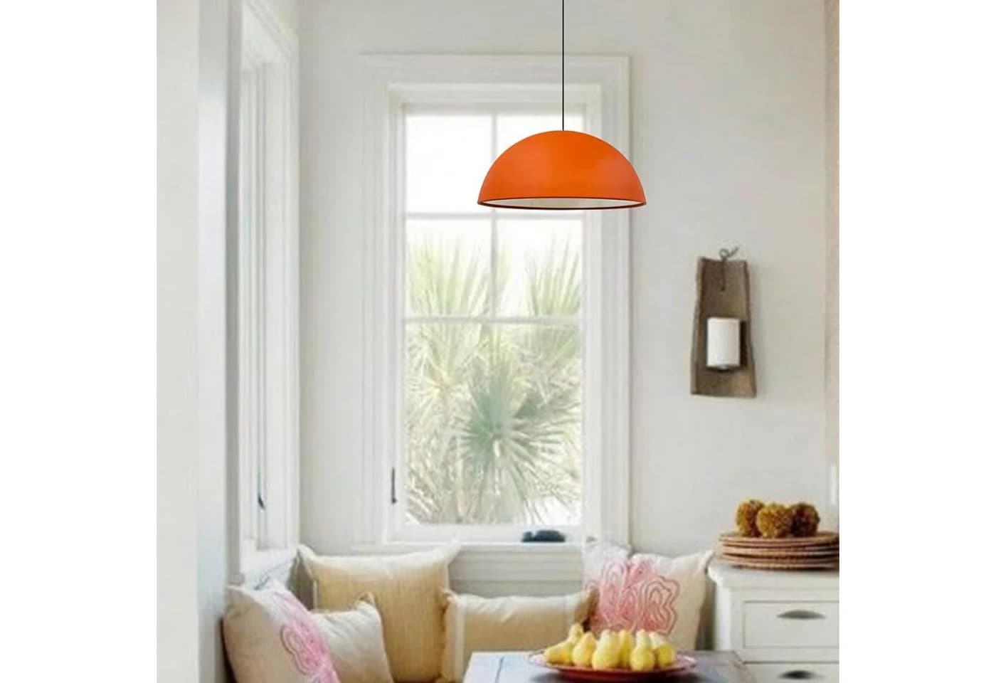 Bamyum Pendelleuchte Orange Metall E27 Modern Retro - Bild 4
