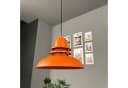 Bamyum Pendelleuchte Rot Metall Retro Hängelampe E27 Bild 1