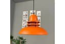 Bamyum Pendelleuchte Rot Metall Retro Hängelampe E27 Bild 4