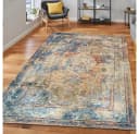 Bamyum Teppich Landon Chenille-Design Mehrfarbig Bild 1