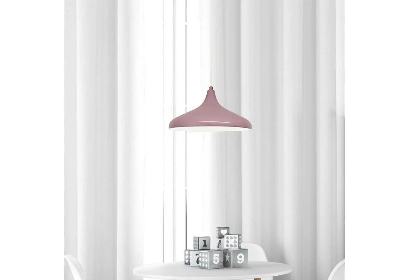 Bamyum Pendelleuchte E27 Metall Modern Retro Lila - Bild 3