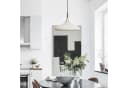 Bamyum Pendelleuchte Champion Ø35 cm Holz-Metall E27 Weiß Modern Bild 1