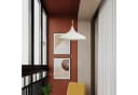 Bamyum Pendelleuchte Champion Ø35 cm Holz-Metall E27 Weiß Modern Bild 4