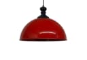 Bamyum Pendelleuchte Industriell Rot-Schwarz Metall Bild 2