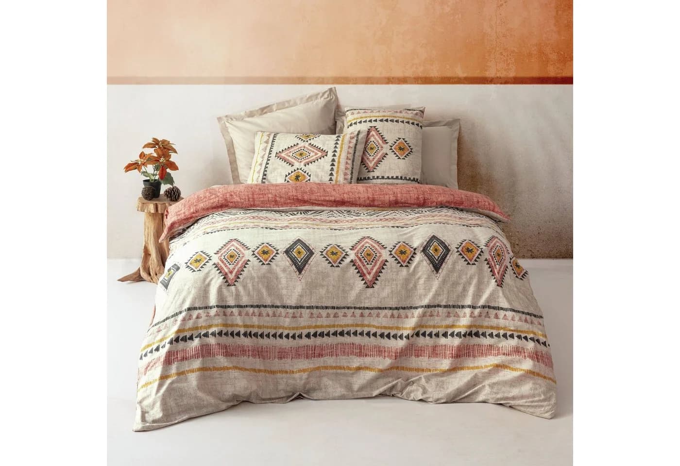 L'Essentiel Maison Bettwäsche Biber Set Felix 100% Baumwolle 2-teilig Nachhaltig mit OEKO TEX Atmungsaktiv & Hautfreundlich - Bild 2