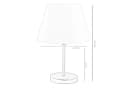 Opviq Schreibtischlampe PVC Creme E27 Bild 1