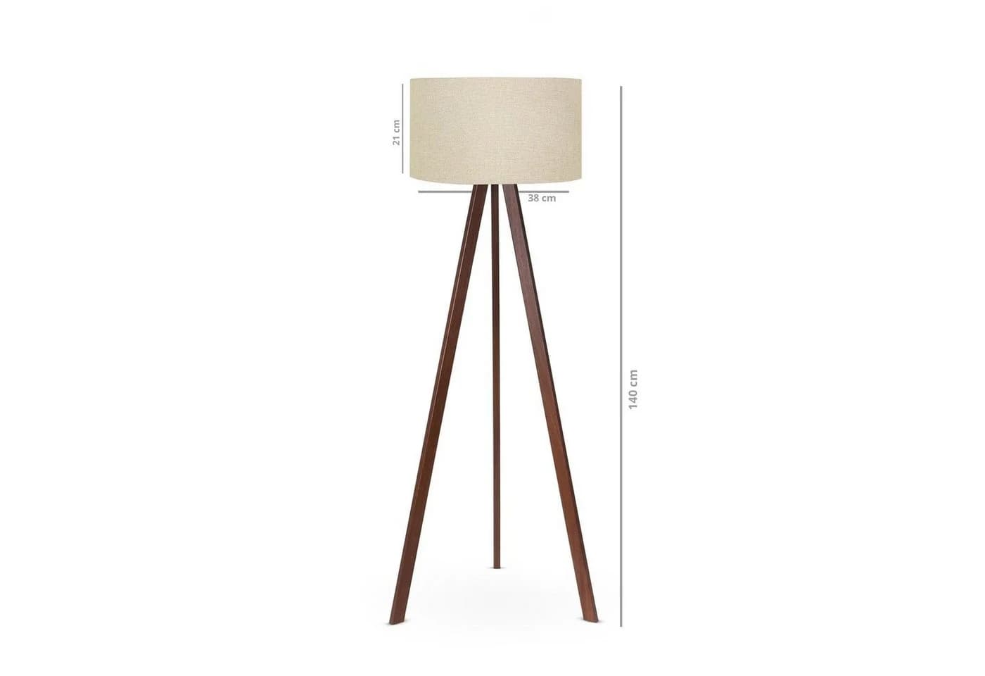 Opviq Stehlampe Boho Deko Beige Skandinavisches Design MDF - Bild 3