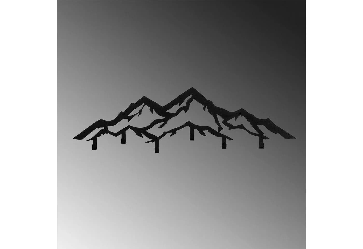 Wallity Wandhaken 100% Metall Schwarz Modern - Bild 4