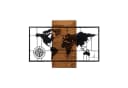 Wallity Wanddekoobjekt Metall-Holz-Kombination Dekoratives Wanddesign Bild 5