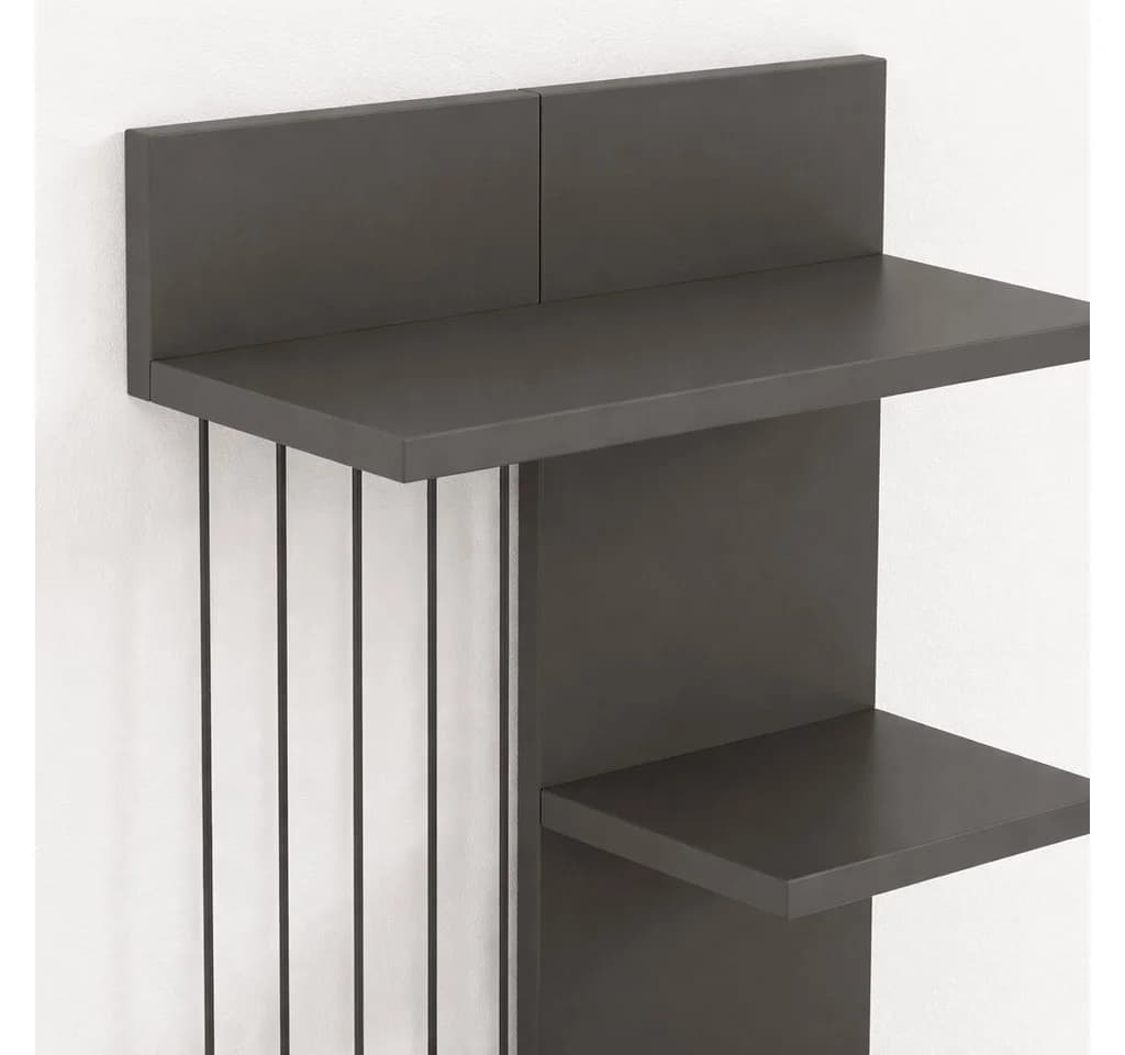 Skye Decor Wandregal 3 Ablage Anthrazit Industrial - Bild 5