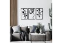 Wallity Wanddekoobjekt 100% Metall Schwarz 70x39 cm Bild 1
