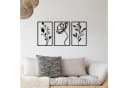 Wallity Wanddekoobjekt 100% Metall Schwarz 70x39 cm Bild 4