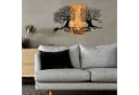 Wallity Wanddekoobjekt Schwarz Walnuss Metall Holz Bild 1