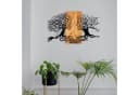 Wallity Wanddekoobjekt Schwarz Walnuss Metall Holz Bild 3