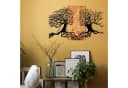 Wallity Wanddekoobjekt Schwarz Walnuss Metall Holz Bild 5